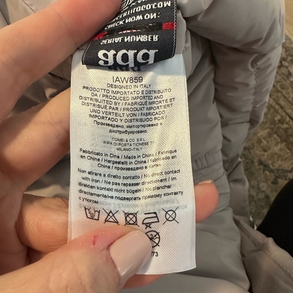 ADD Revolve Down Short Jacket Puffer Coat Blush Taupe Women’s size 8 - Picture 7 of 8